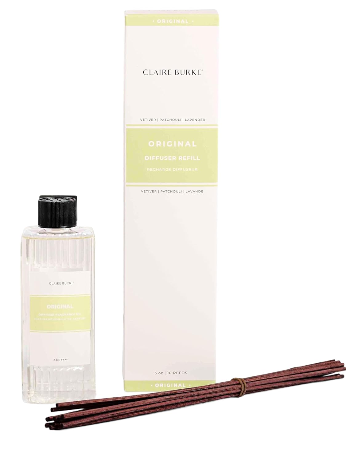 Claire Burke Reed Diffuser Set with 2 Refills and Sticks