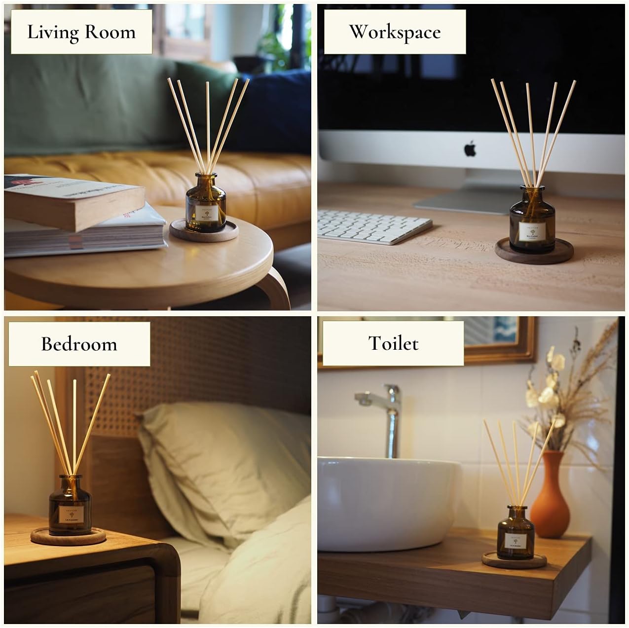 PRISTINE Maldives Resort Inspired Reed Diffuser Set