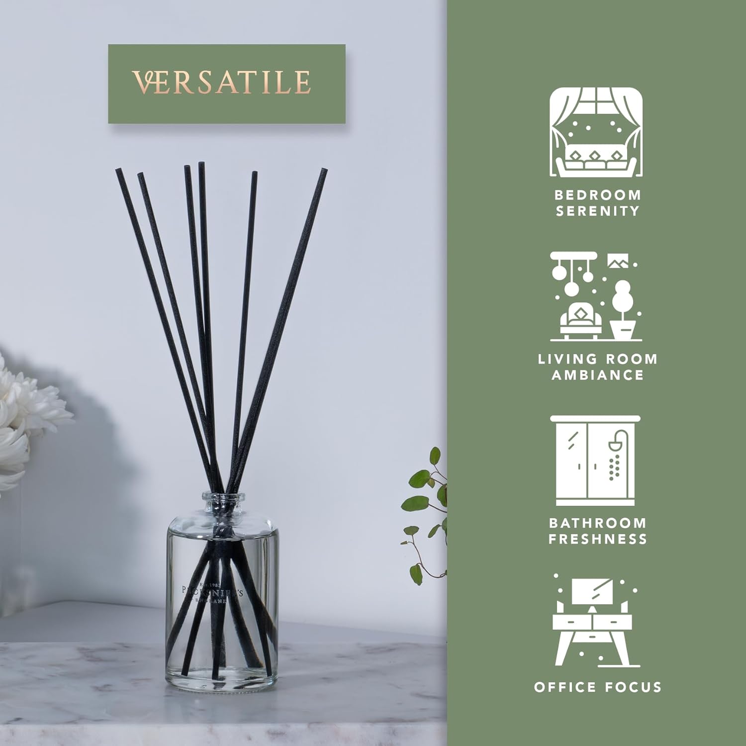 Pecksniffs Classic Reed Diffuser Set Lavender White Tea