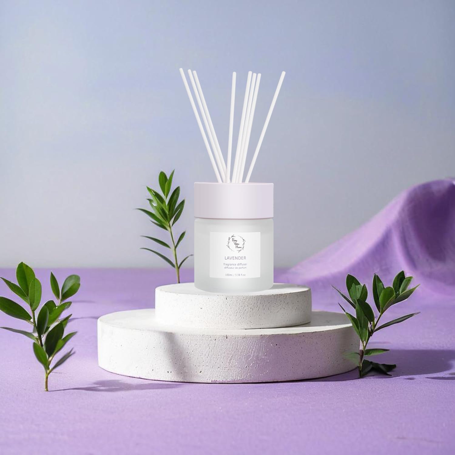 Pretty Valley Home Reed Diffuser Set Lavender 100Ml Gift Box