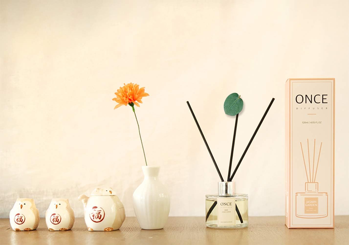 ONCE Natural Reed Diffuser Set Lemonade 405 oz 1