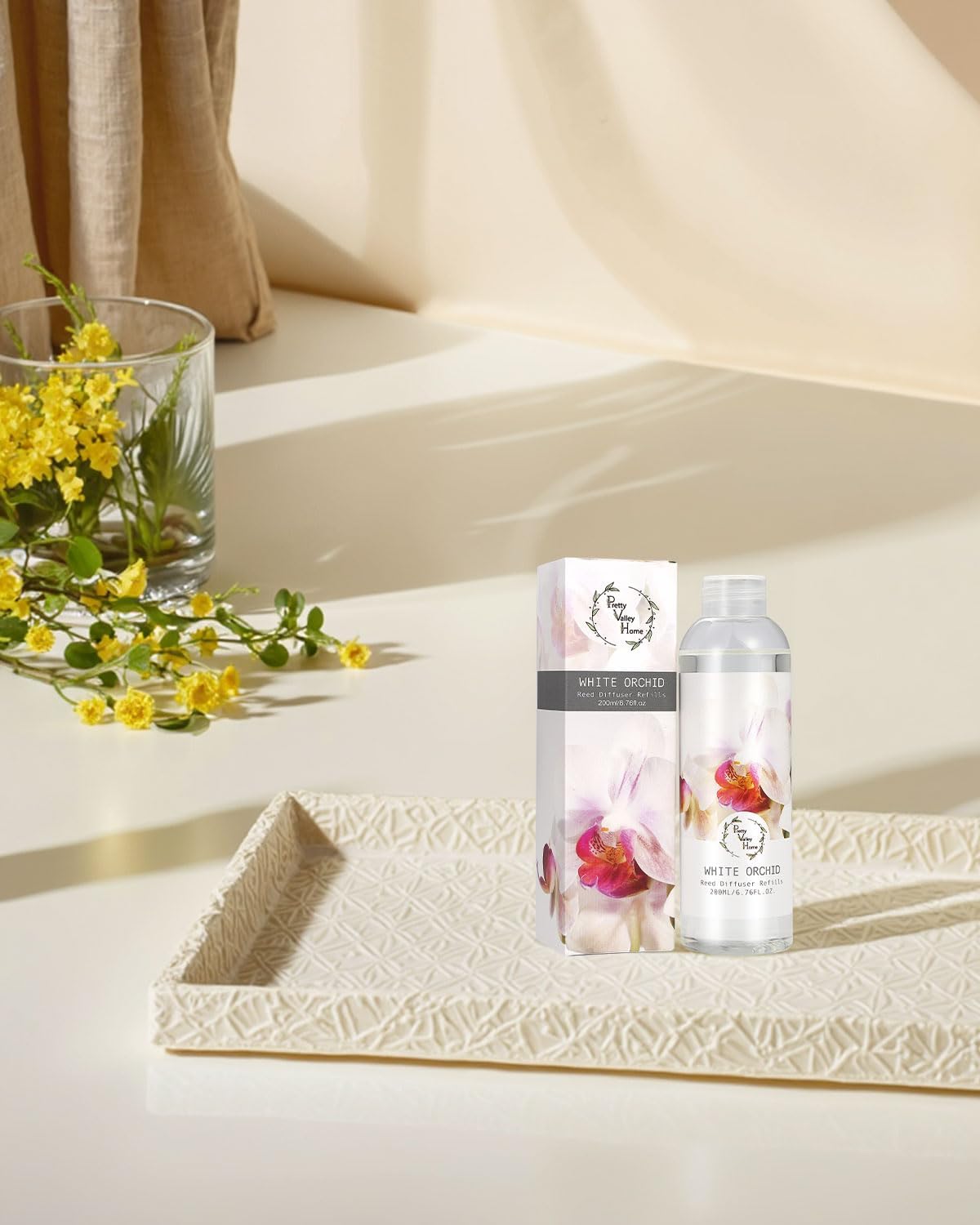 White Orchid Reed Diffuser Refill for Pretty Valley