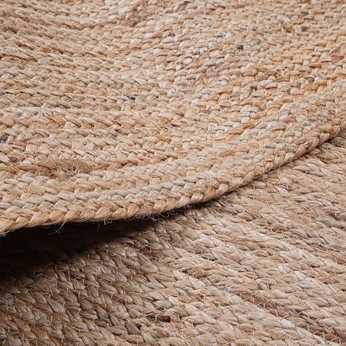Craft Trade Hand Woven Jute Area Rug 3x5 Feet Rectangle