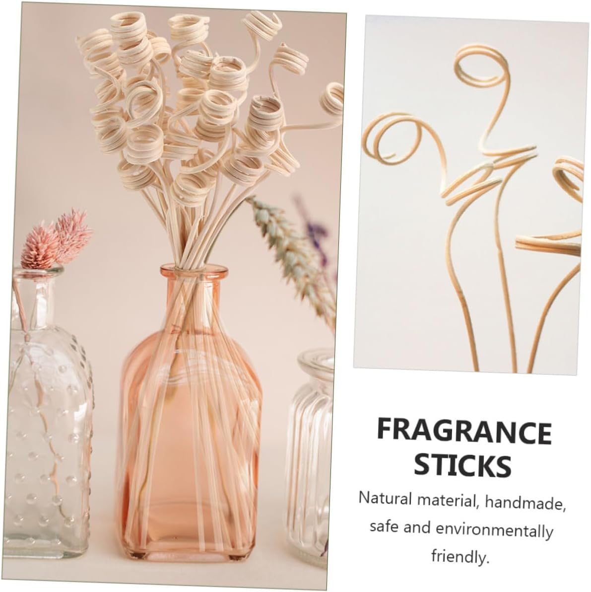 Zerodeko 1 Set Rattan Diffuser Sticks for Home Decor