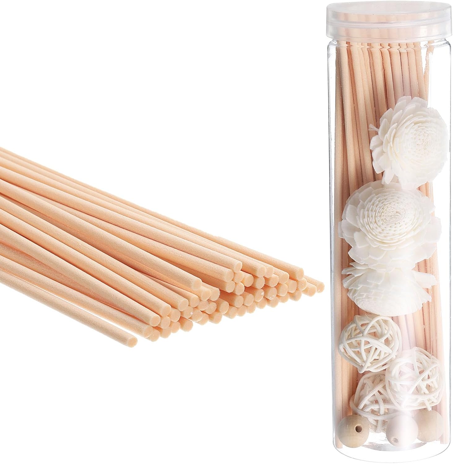 PATIKIL 30cm Reed Diffuser Stick Set 50 Pack