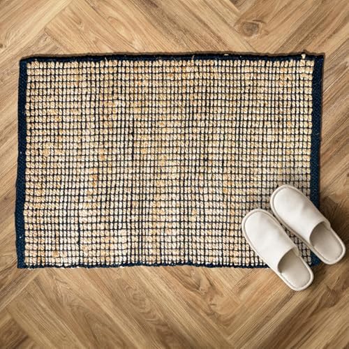 Chardin Home 2x3 Jute Cotton Woven Rug