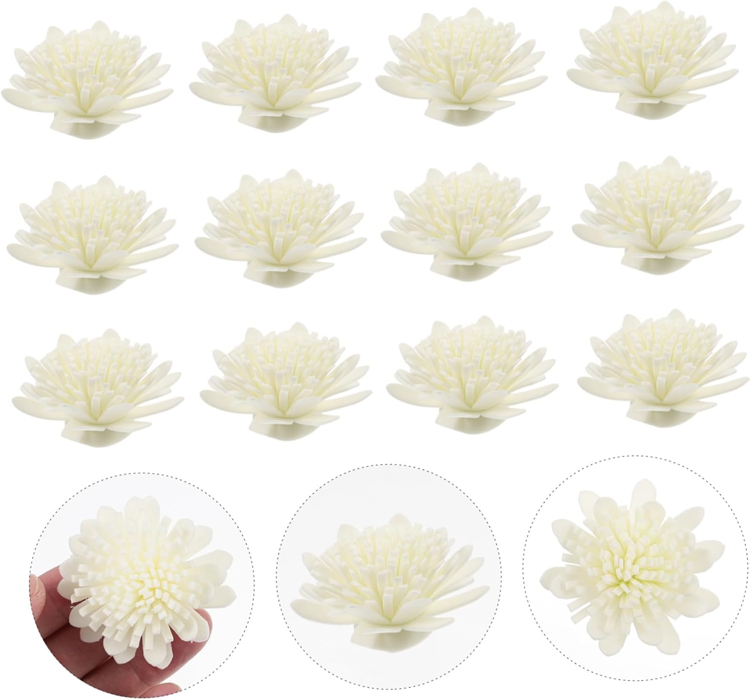 100Pcs Chrysanthemum Diffuser Flowers for Aromatherapy Essential Oil Refill
