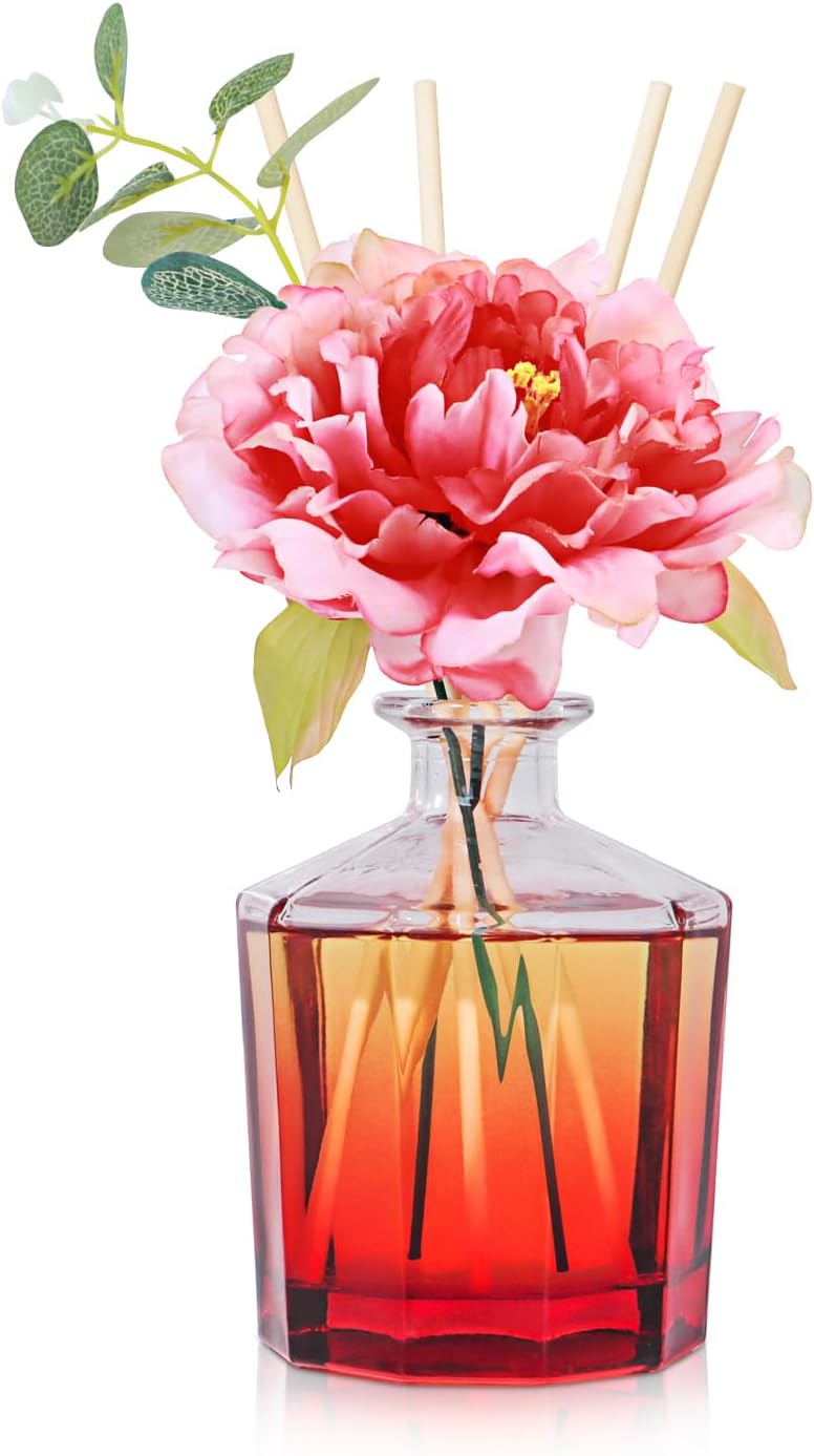 Jasmine Lily Reed Diffuser Set 85 Oz 10 Sticks for Home Rooms