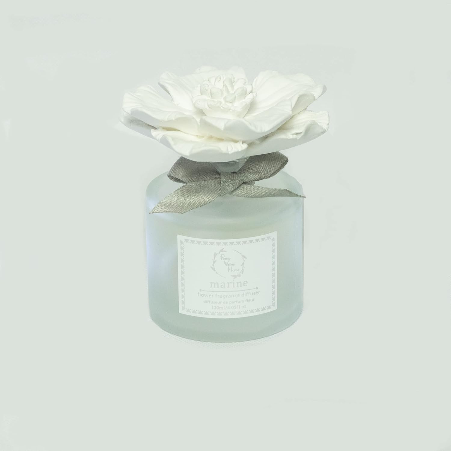 Ceramic Diffuser Flower 120ml Gift Box with Marine Scent