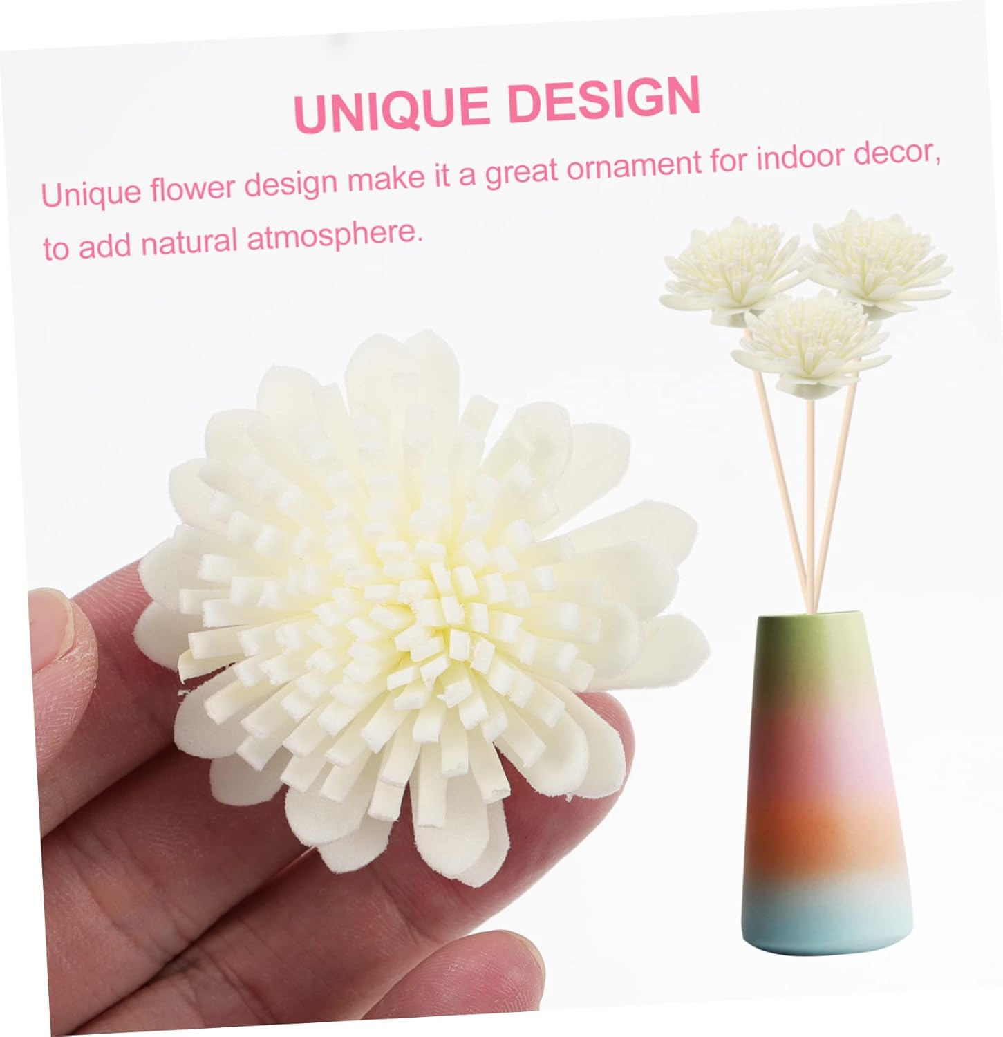 100Pcs Chrysanthemum Diffuser Flowers for Aromatherapy Essential Oil Refill