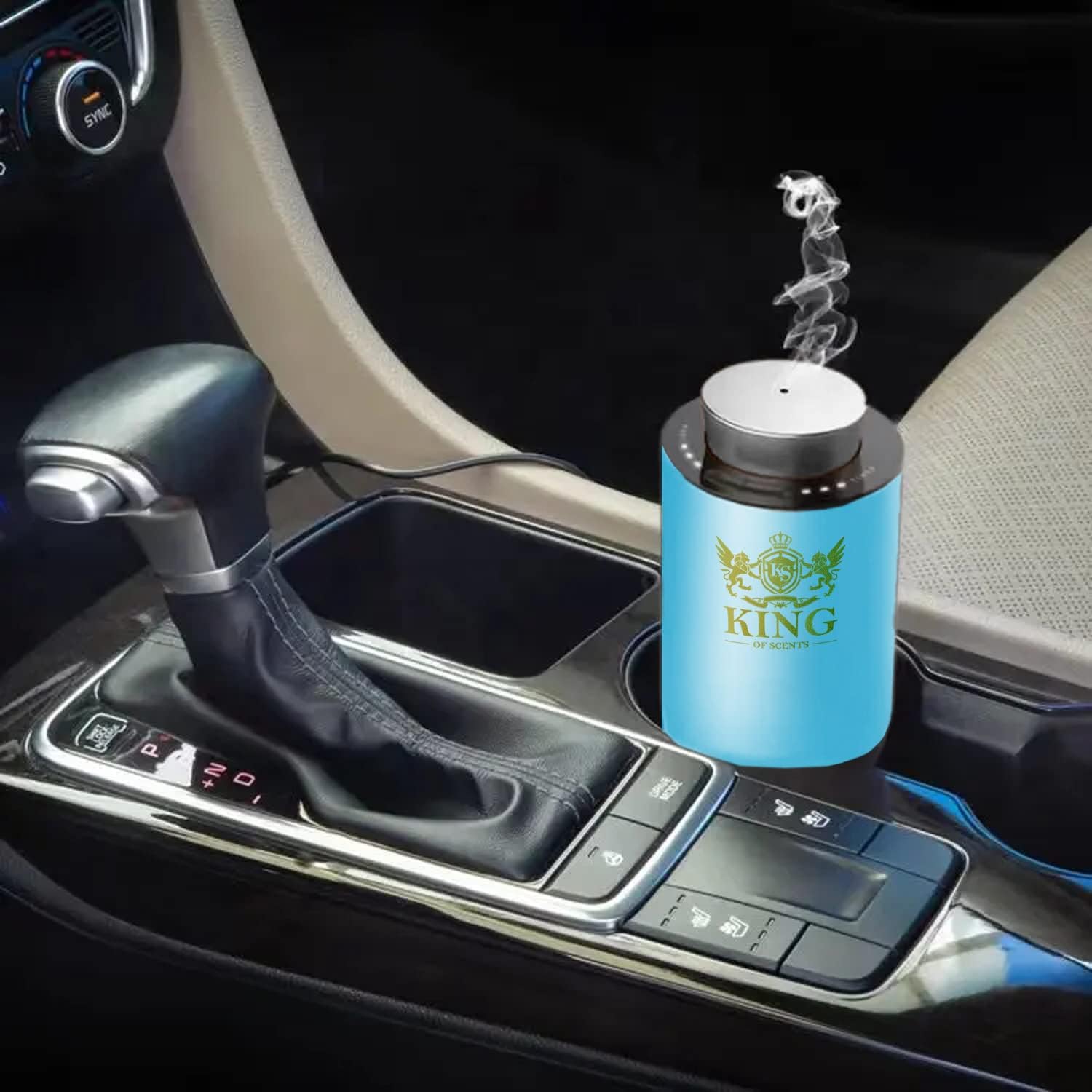 KING OF SCENTS Car Diffuser Blue Large Room Travel Gift