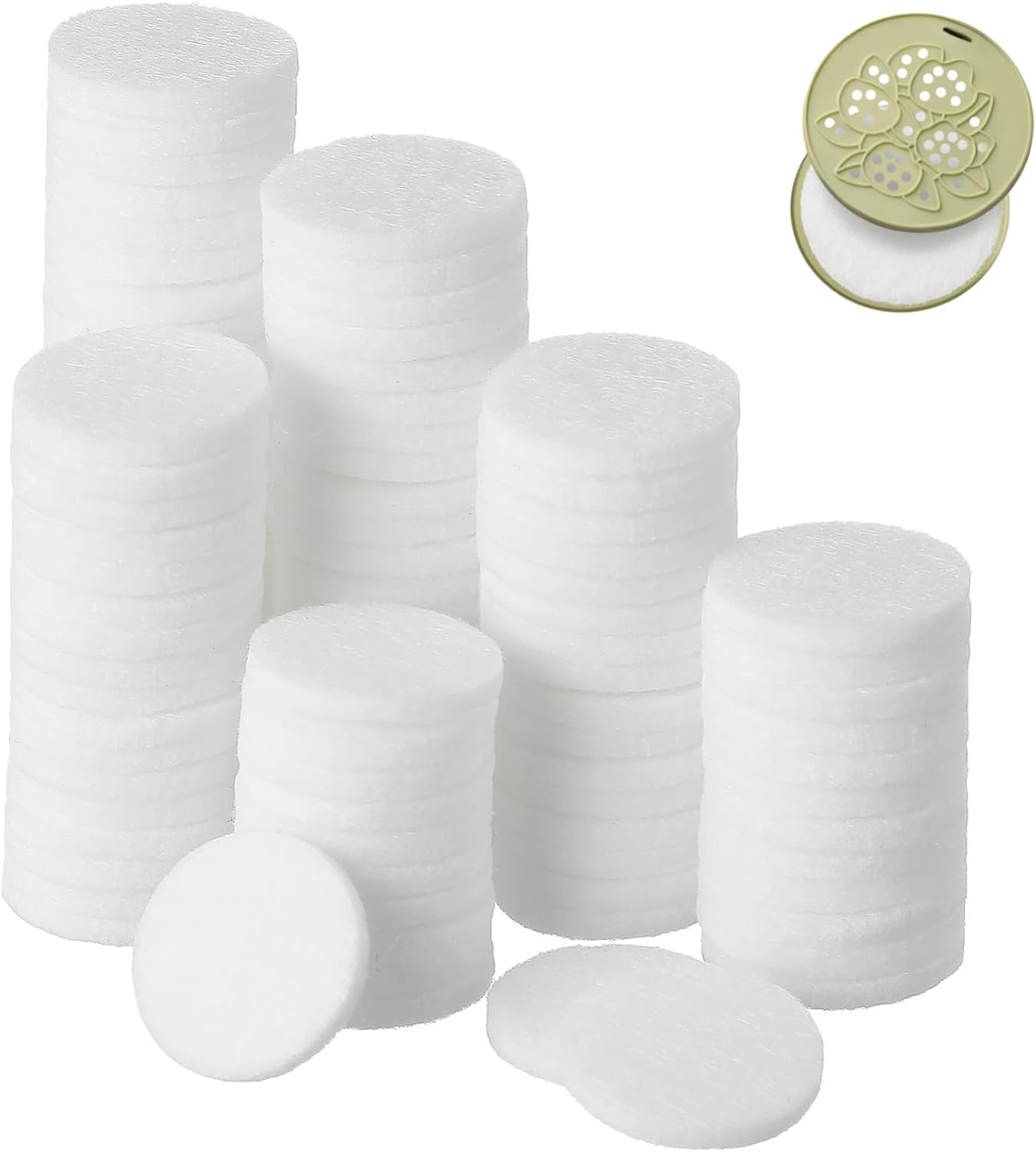 STOBAZA 100pcs Essential Oil Diffuser Pads Replacement Set