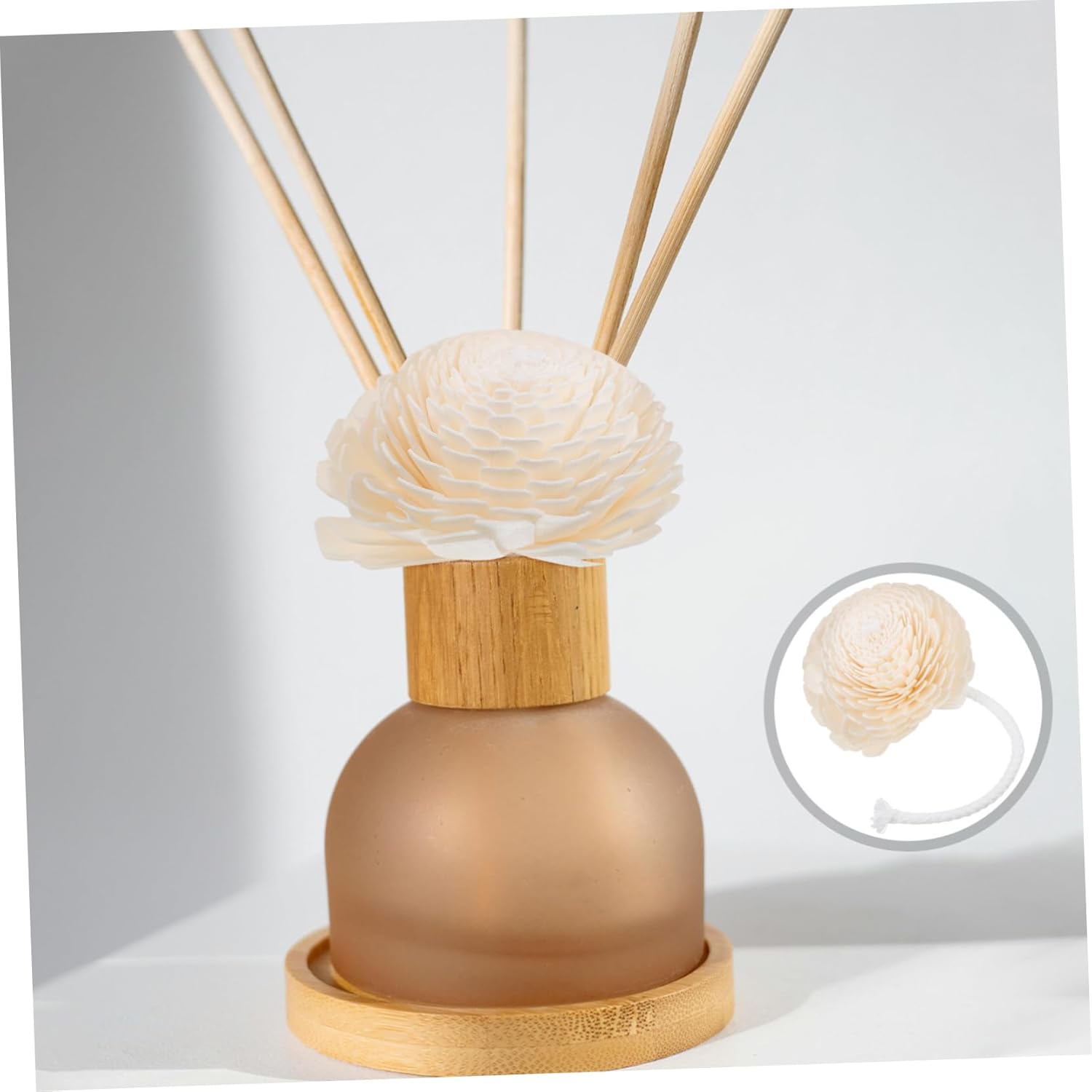 Veemoon 2pcs DIY Aromatherapy Flower Diffusers for Home Decor