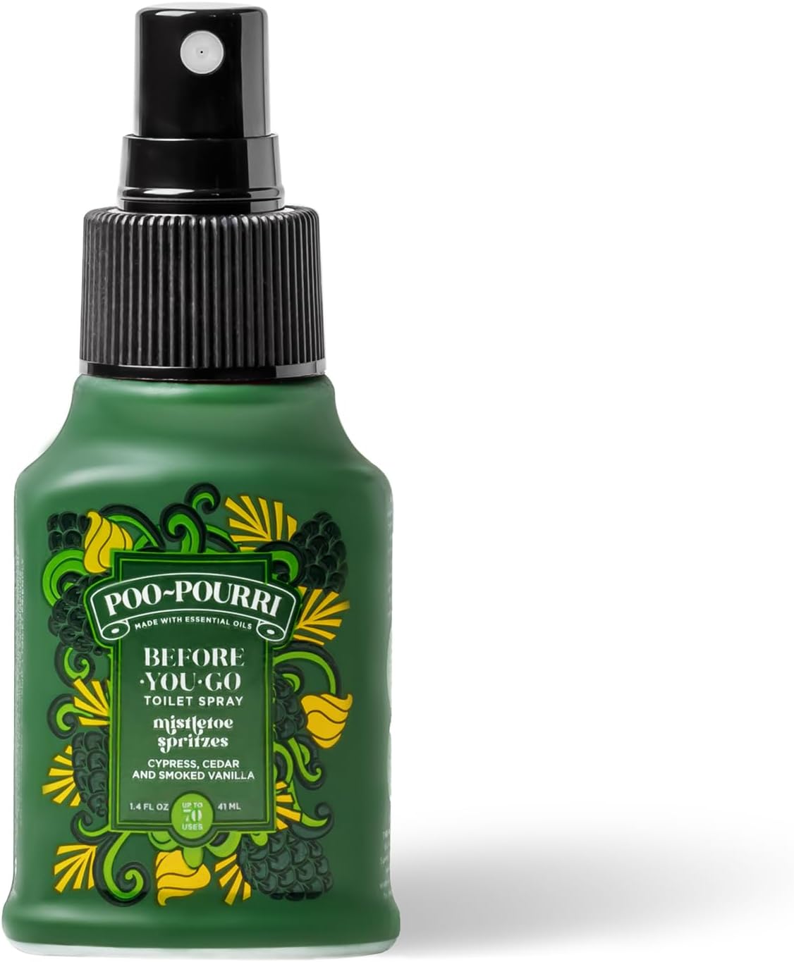 Poo-Pourri Deck the Stalls Gift Set Holiday Spice and Mistletoe Spritzes 14 Fl Oz