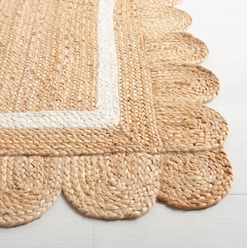 UrbanWeavers Indian Jute Braided Round Area Rug