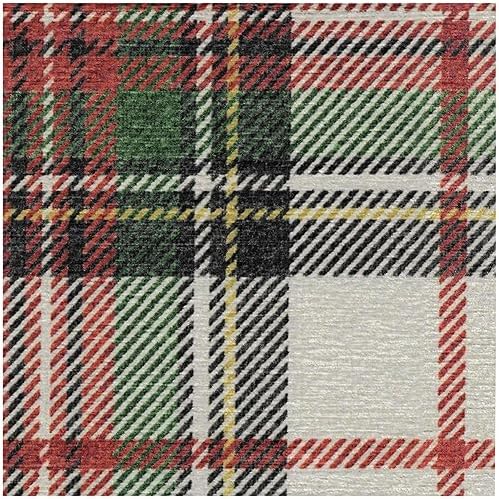 Ruggable Washable Plaid Area Rug - 3x5