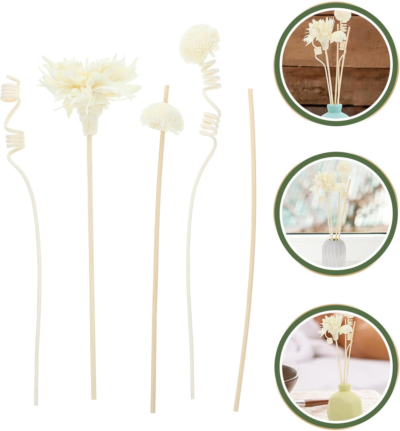 HOMSFOU 1set Rattan Diffuser Sticks for Home Office