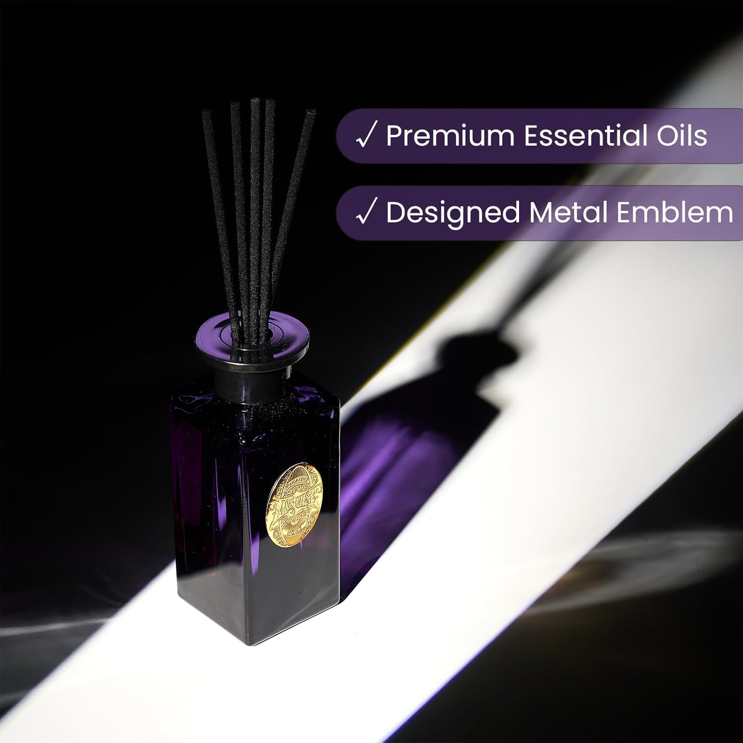 MSENSE 63 Oz Reed Diffuser Set Lavender Eucalyptus