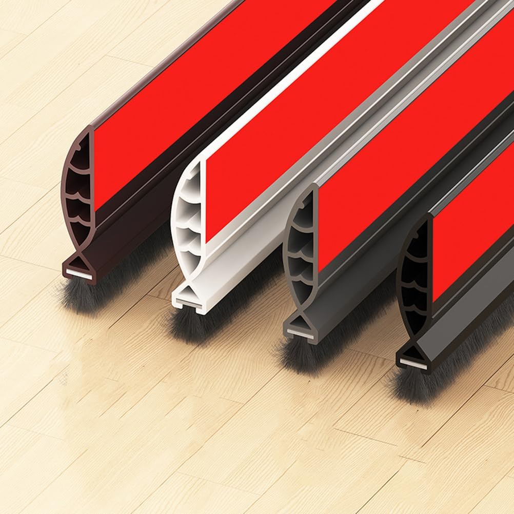 Under Door Draft Stoppers with Brush for Noise Reduction