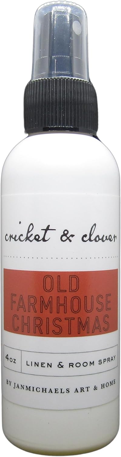 Old Farmhouse Christmas Room Spray 4 Ounce Bottle