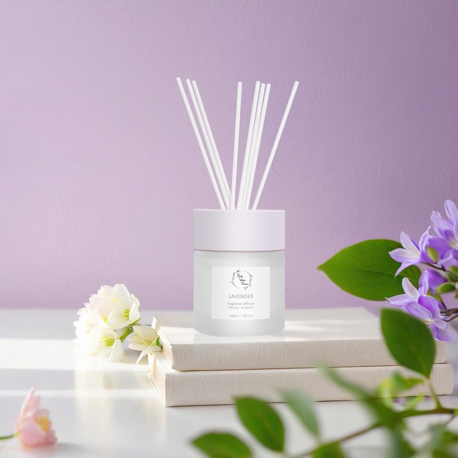 Pretty Valley Home Reed Diffuser Set Lavender 100Ml Gift Box