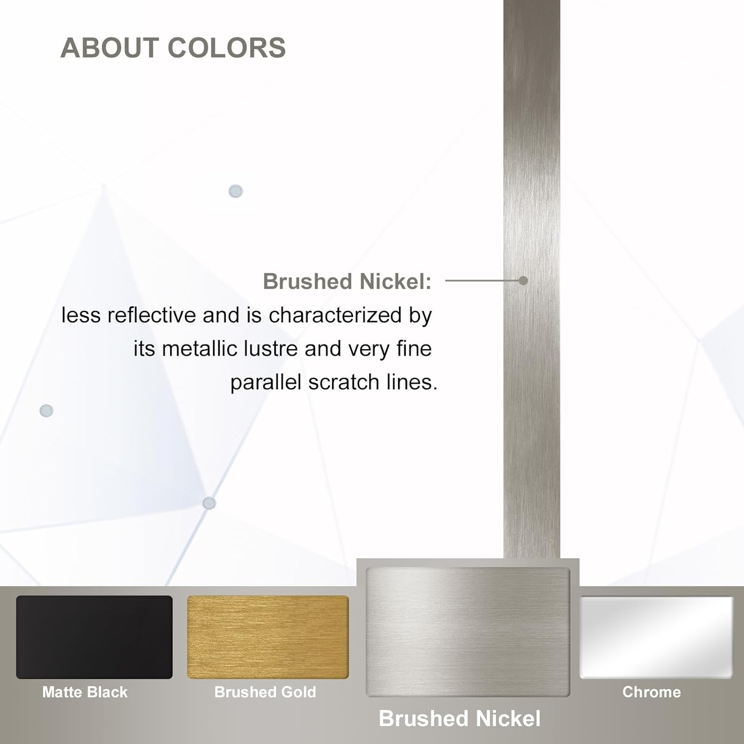 Andy Star 30x40 Inch Brushed Nickel Mirror