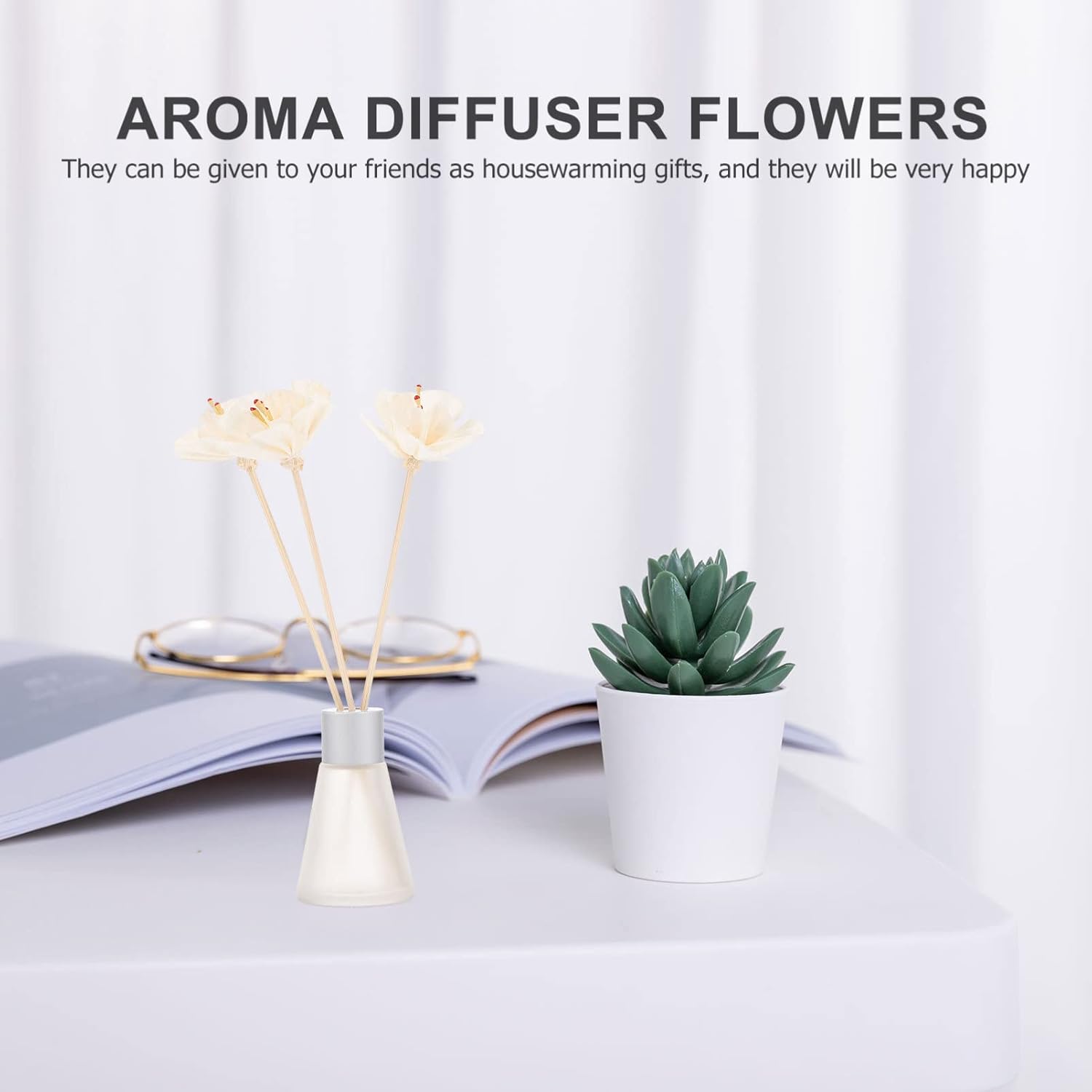Healifty Reed Diffuser Set 3pcs for Home and Office