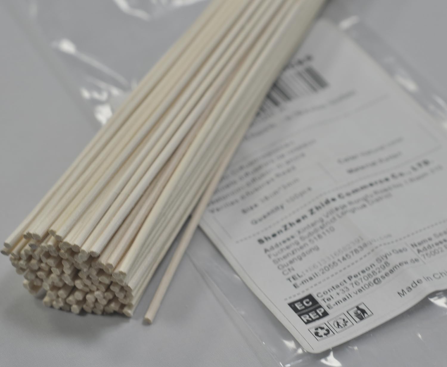 100PCS Natural Reed Diffuser Sticks for Home Fragrance