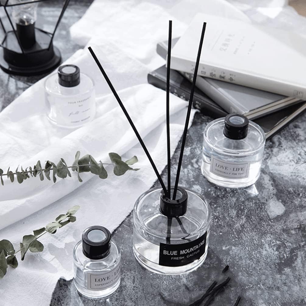 Set of 2 Glass Diffuser Bottles with 50ML Capacity