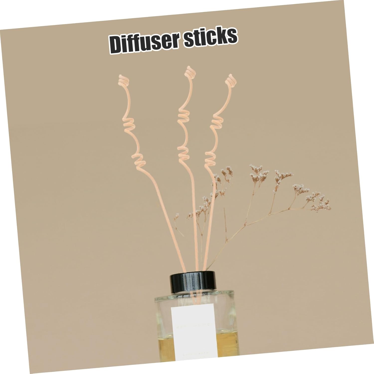 ABOOFAN 20pcs Multi-Spiral Rattan Diffuser Sticks for Essential Oils