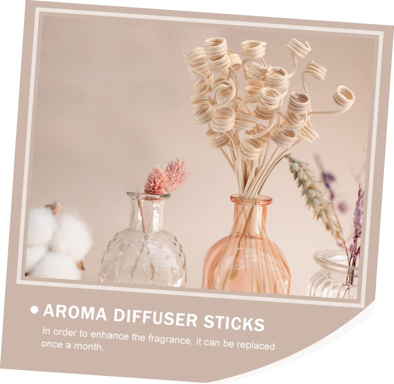 Cabilock 1 Set Rattan Diffuser Sticks for Essential Oils
