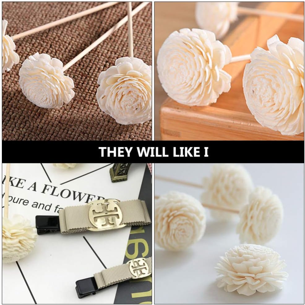 6pcs Dried Flower Rattan Sticks for Home Fragrance Decor
