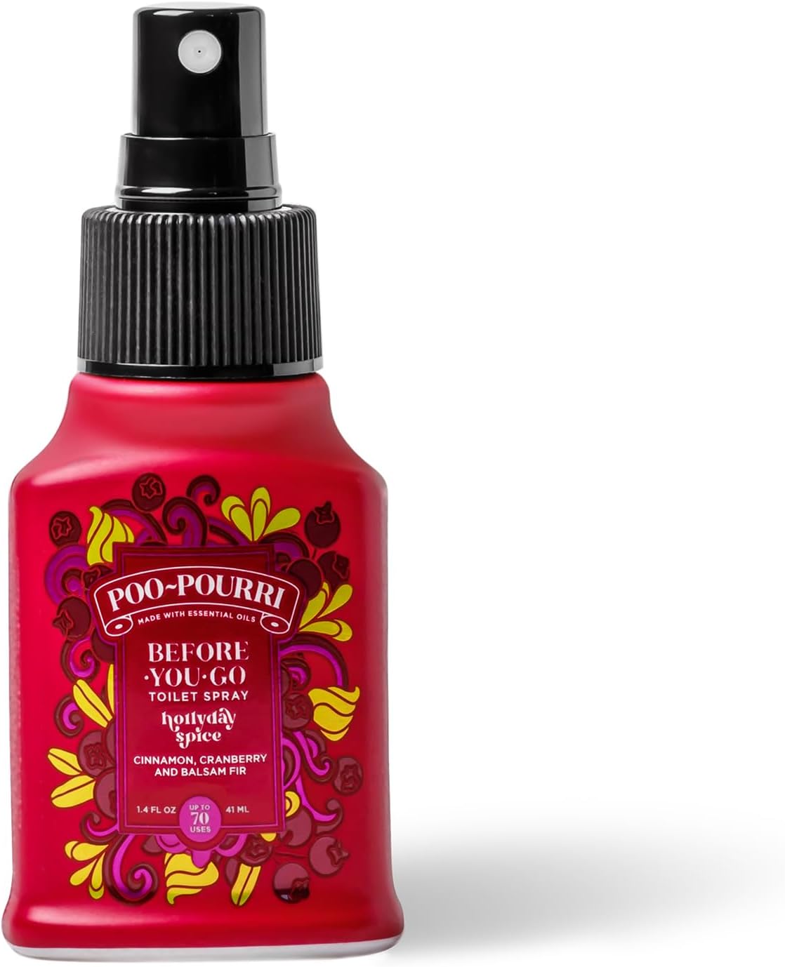 Poo-Pourri Deck the Stalls Gift Set Holiday Spice and Mistletoe Spritzes 14 Fl Oz