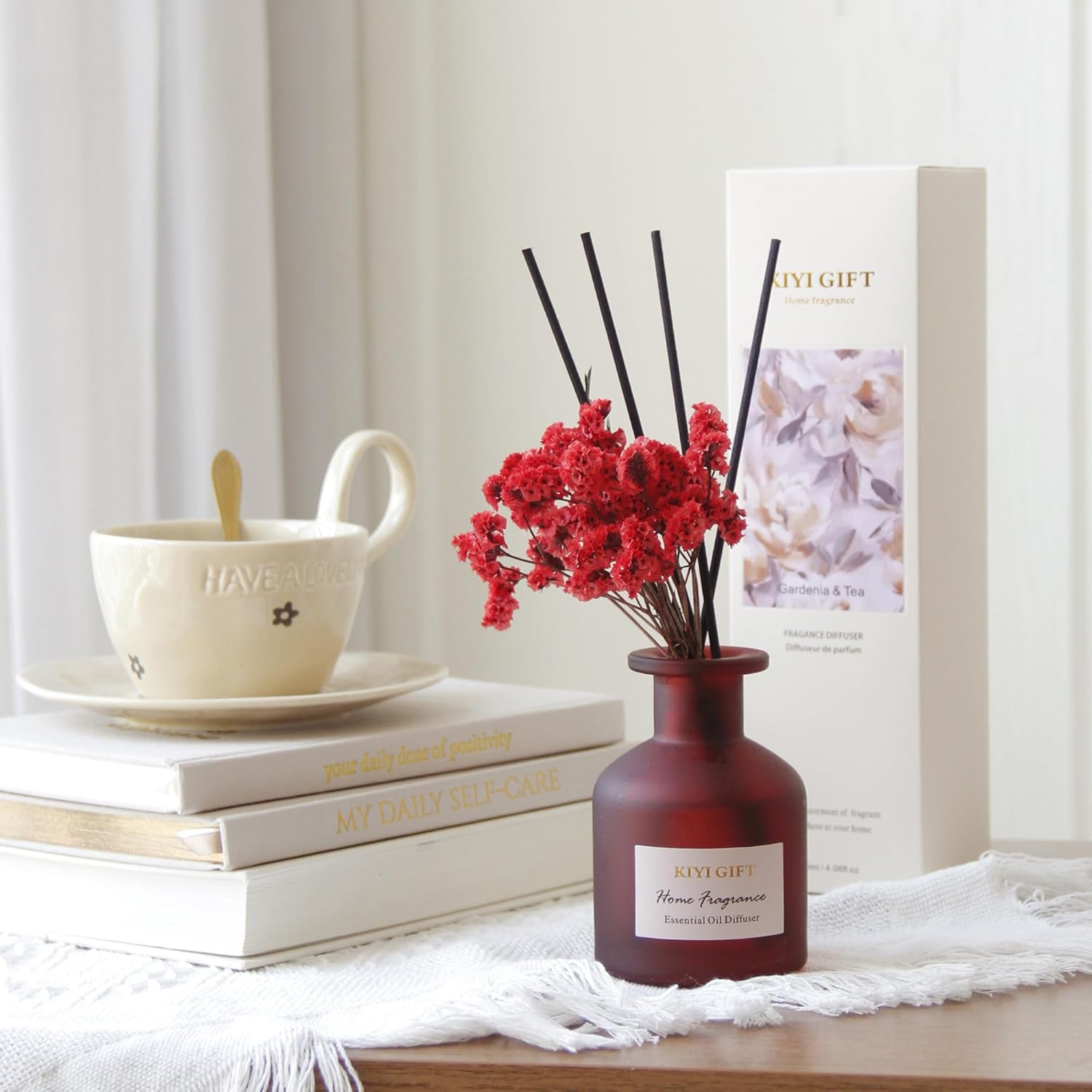 Gardenia White Tea Reed Diffuser Set