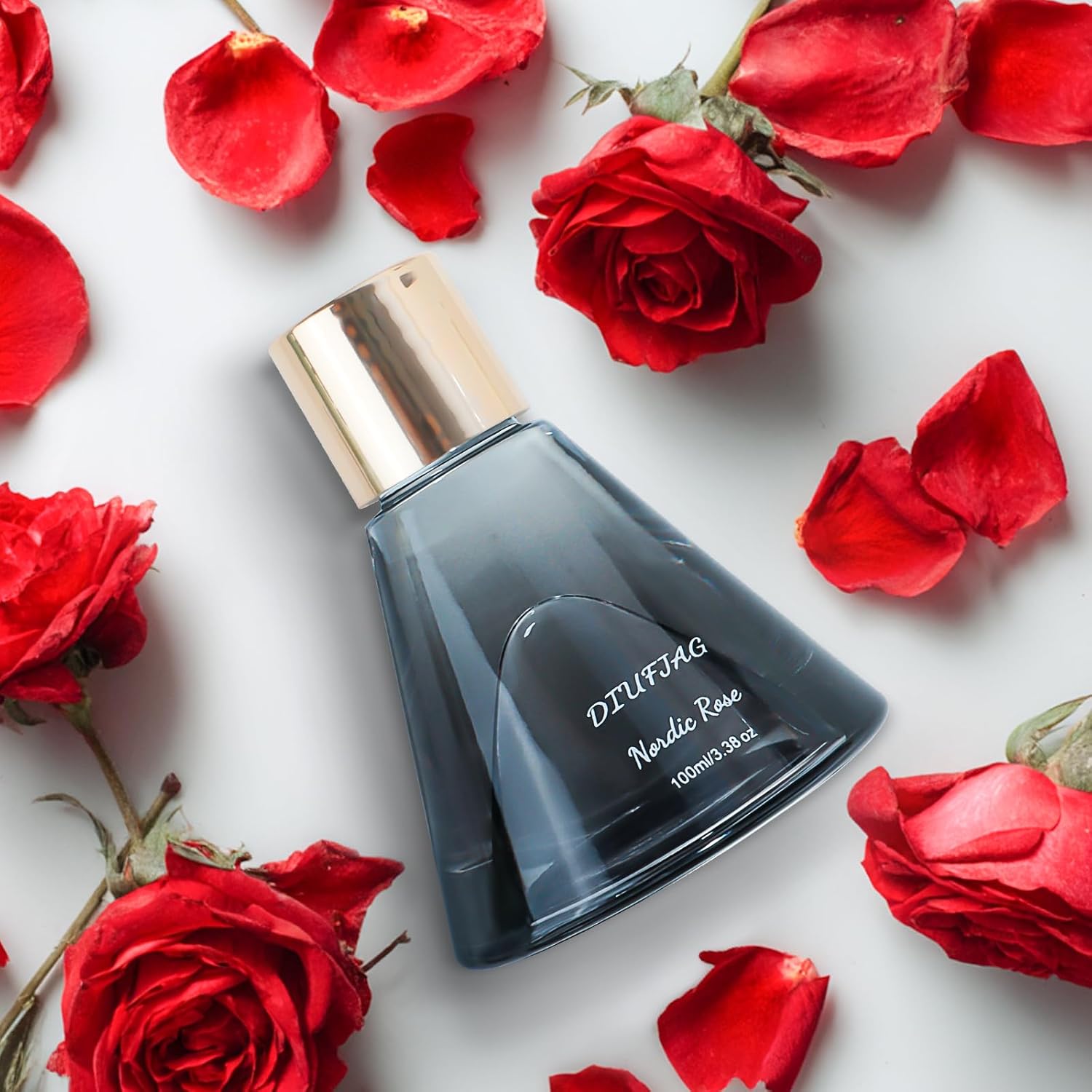 3 Pack 100ml Reed Diffusers with 24 Fiber Sticks Rose Cedar Grapefruit Room Fragrance