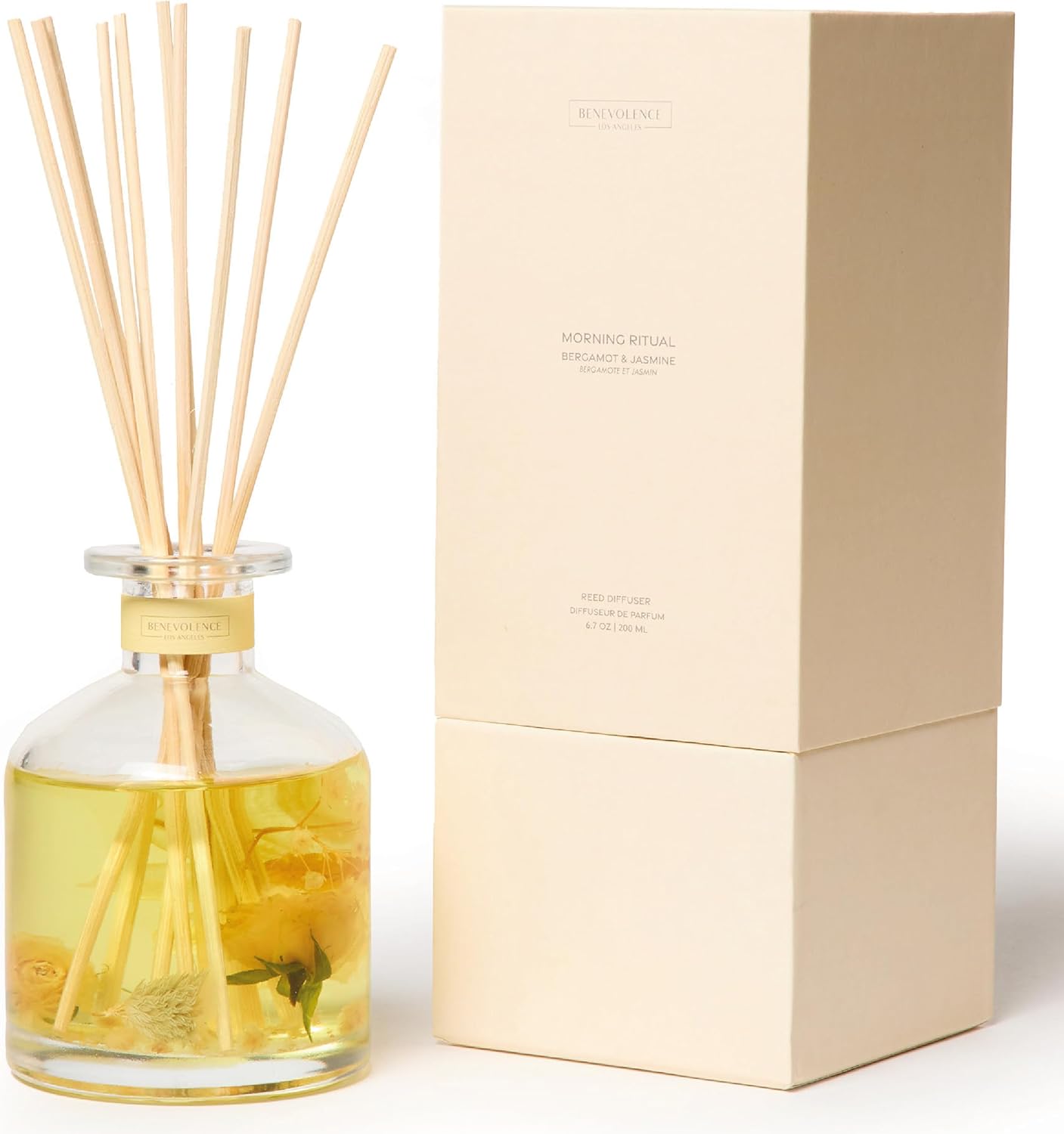 Benevolence LA Morning Ritual Diffuser Set and Room Spray