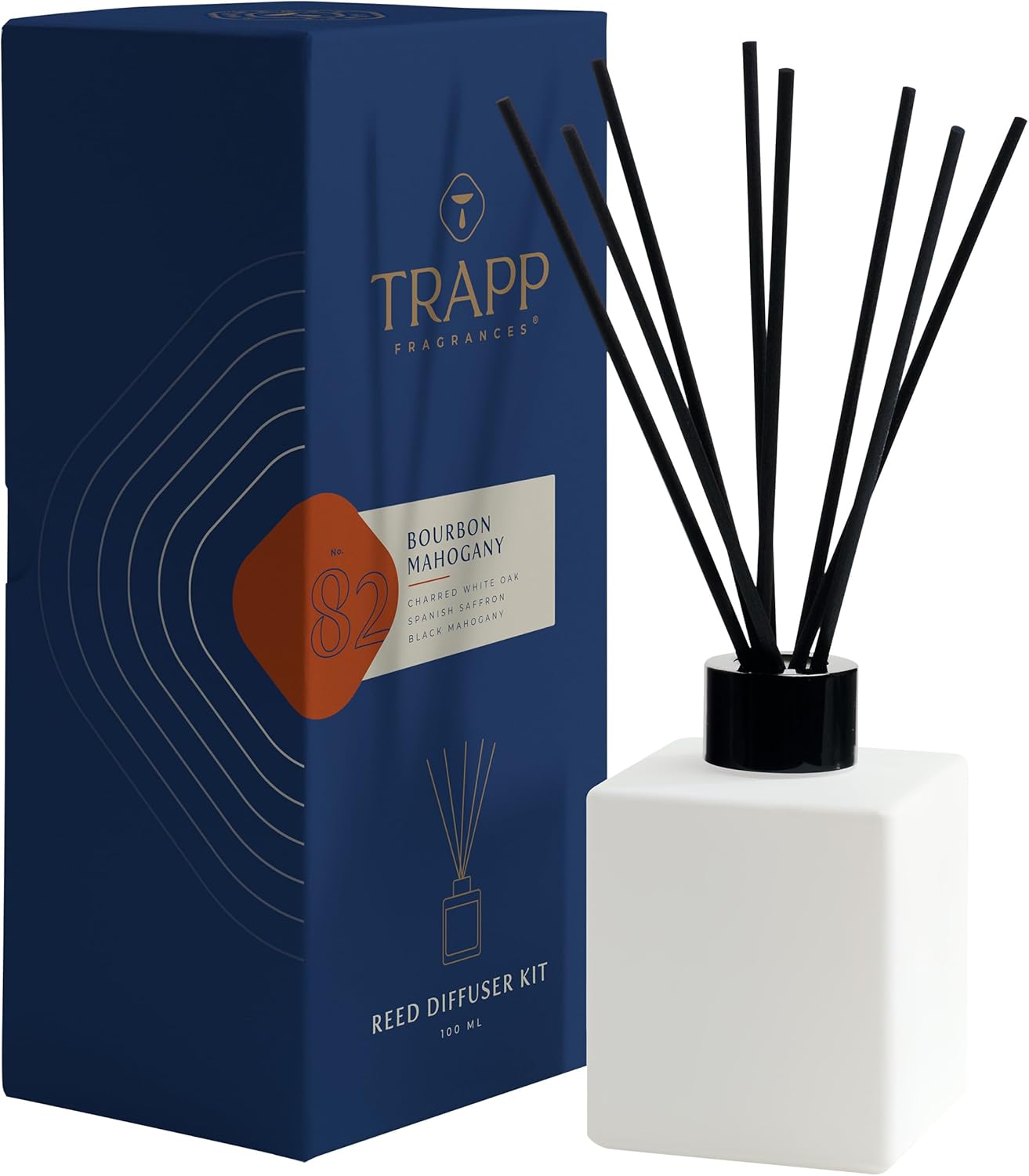 Trapp No 82 Bourbon Mahogany Reed Diffuser Kit 1