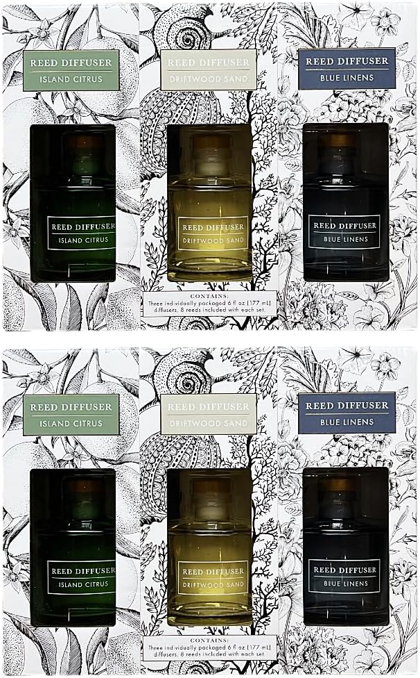Bellevue Reed Diffuser Set 2 Pack 6 Fl Oz