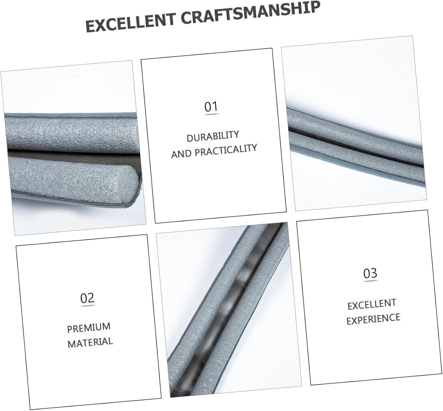 NUOBESTY 3Pcs Door Bottom Seal Strip Draft Stopper for Sound Reduction and Weather Stripping Easy Installation Home Use