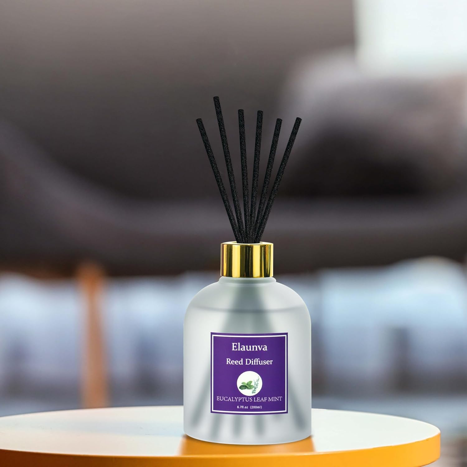 Eucalyptus Leaf Mint Reed Diffuser Set 67fl oz with 8 Sticks