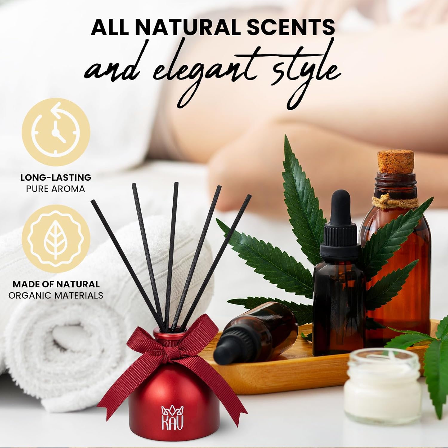 KAV Reed Diffuser Set - Shadow Musk Aroma
