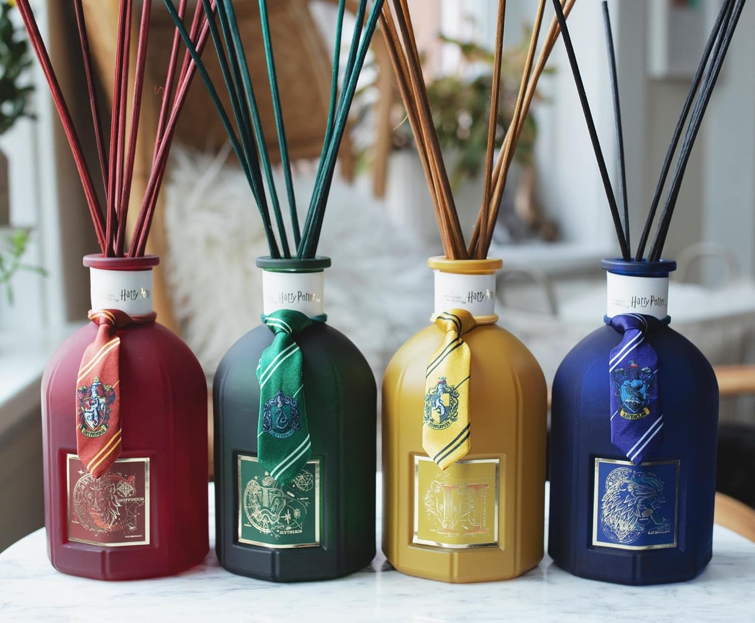 Harry Potter Hogwarts House 4-Piece Reed Diffuser Set