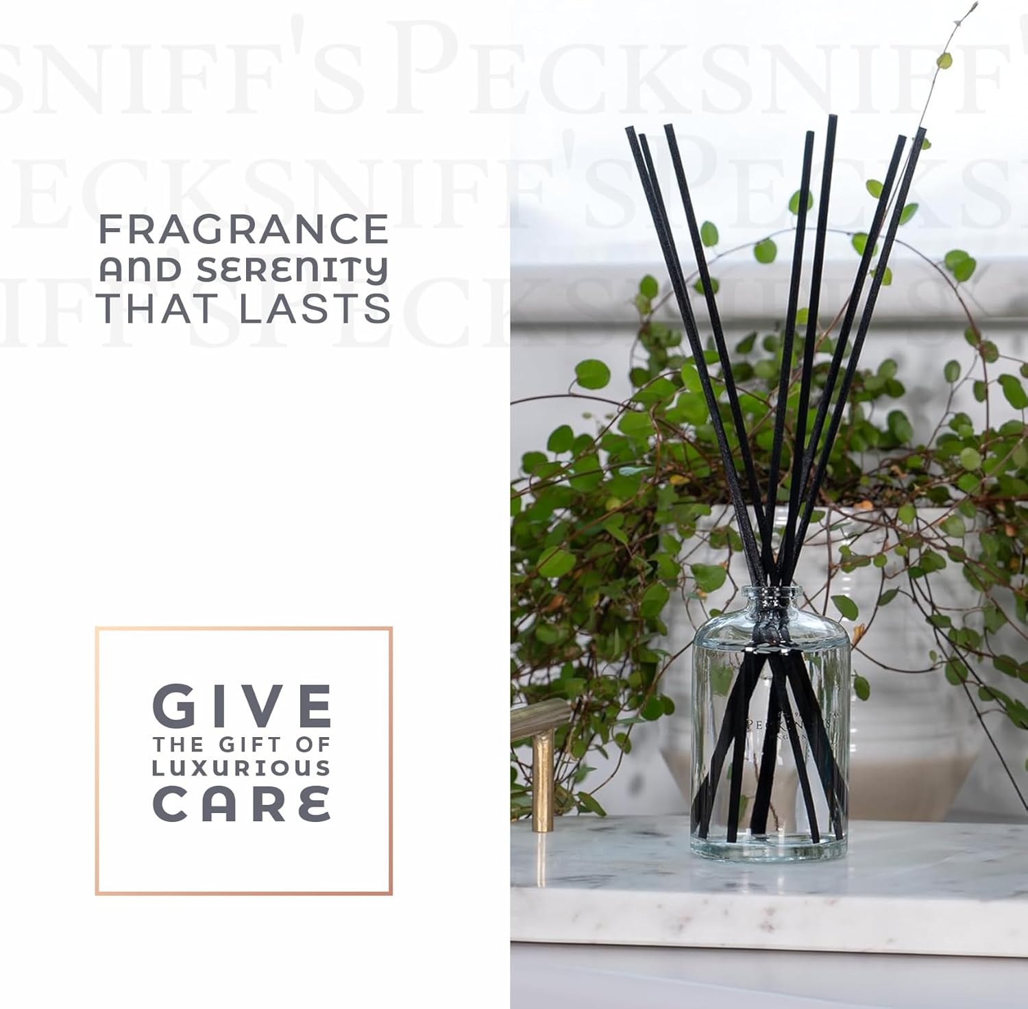 Pecksniffs Classic Reed Diffuser Set Lavender White Tea