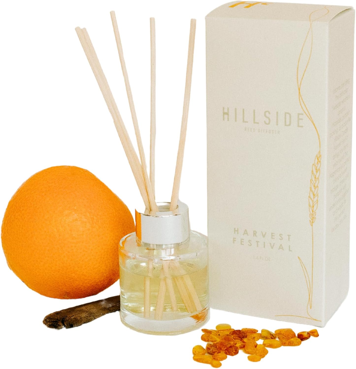 Harvest Festival Reed Diffuser - 90 Day Fragrance Non-Toxic Sustainable