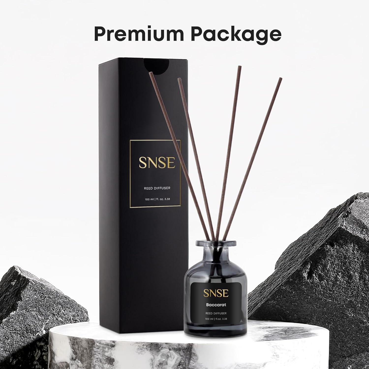 SNSE Baccarat Rouge Reed Diffuser Luxury Aroma Set
