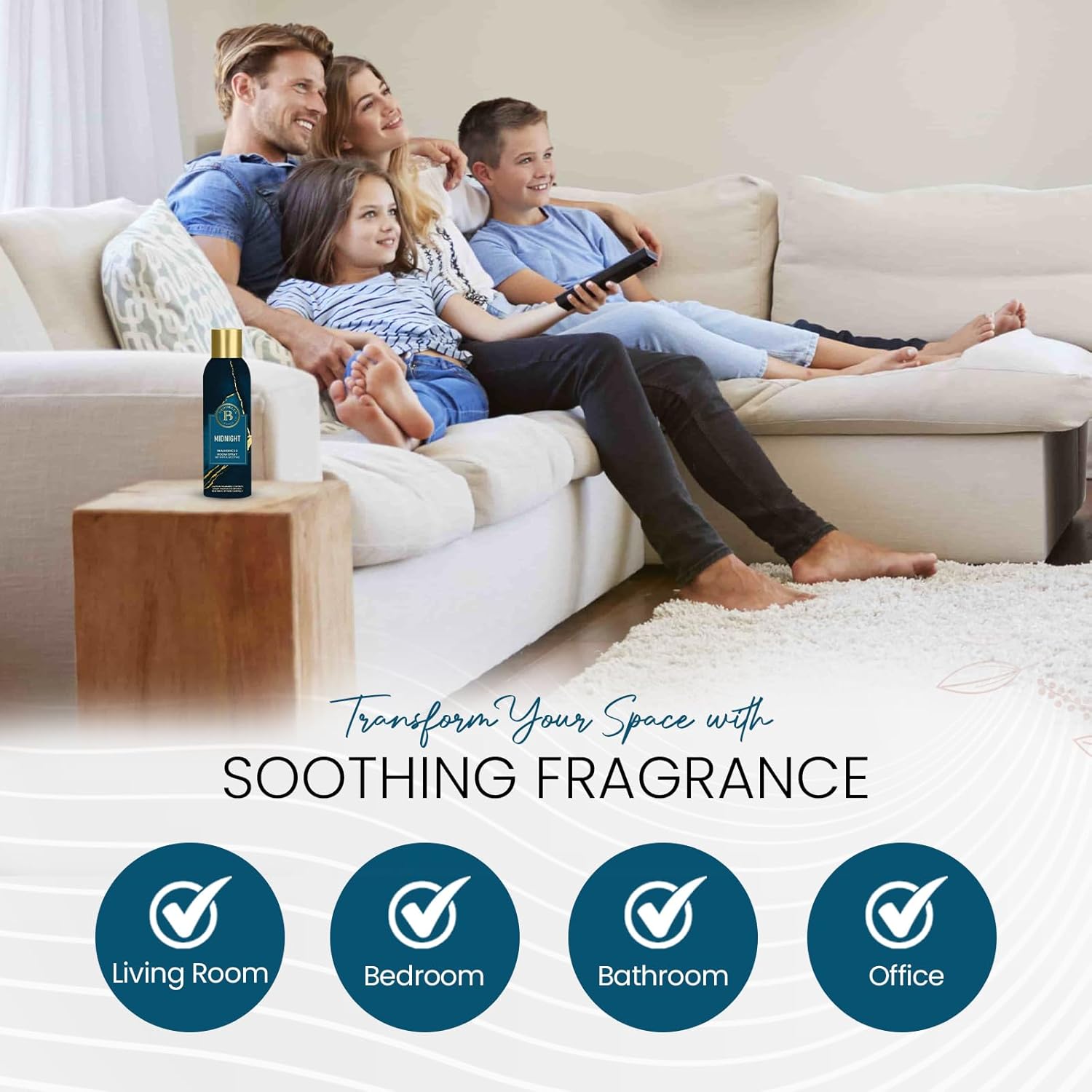 Brooklyn Fragrance Co Marble Room Spray - 6 Fl oz Midnight Air Freshener