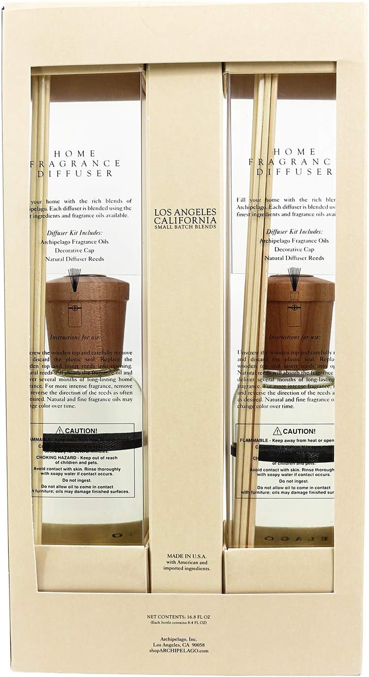Archipelago Botanicals Reed Diffuser Set 2pk