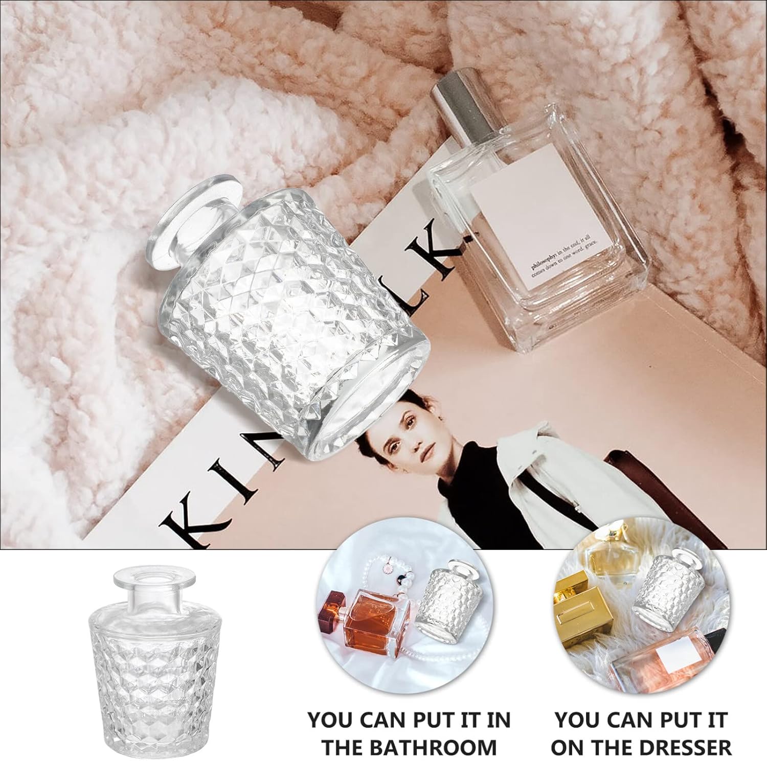 Diamond Aromatherapy Diffuser Bottle Set