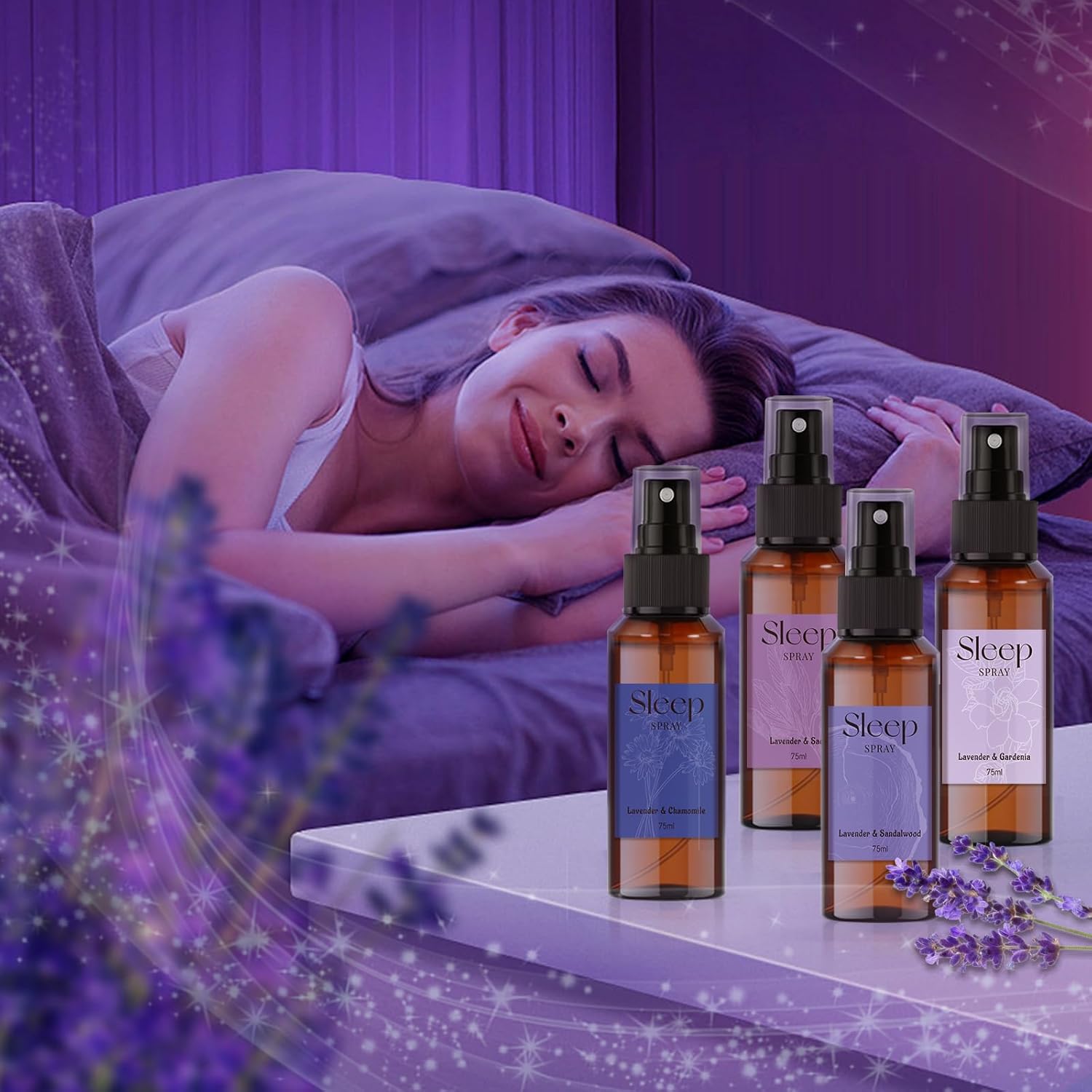 STRN Lavender Blend Fragrant Room Spray Set 4 Pack