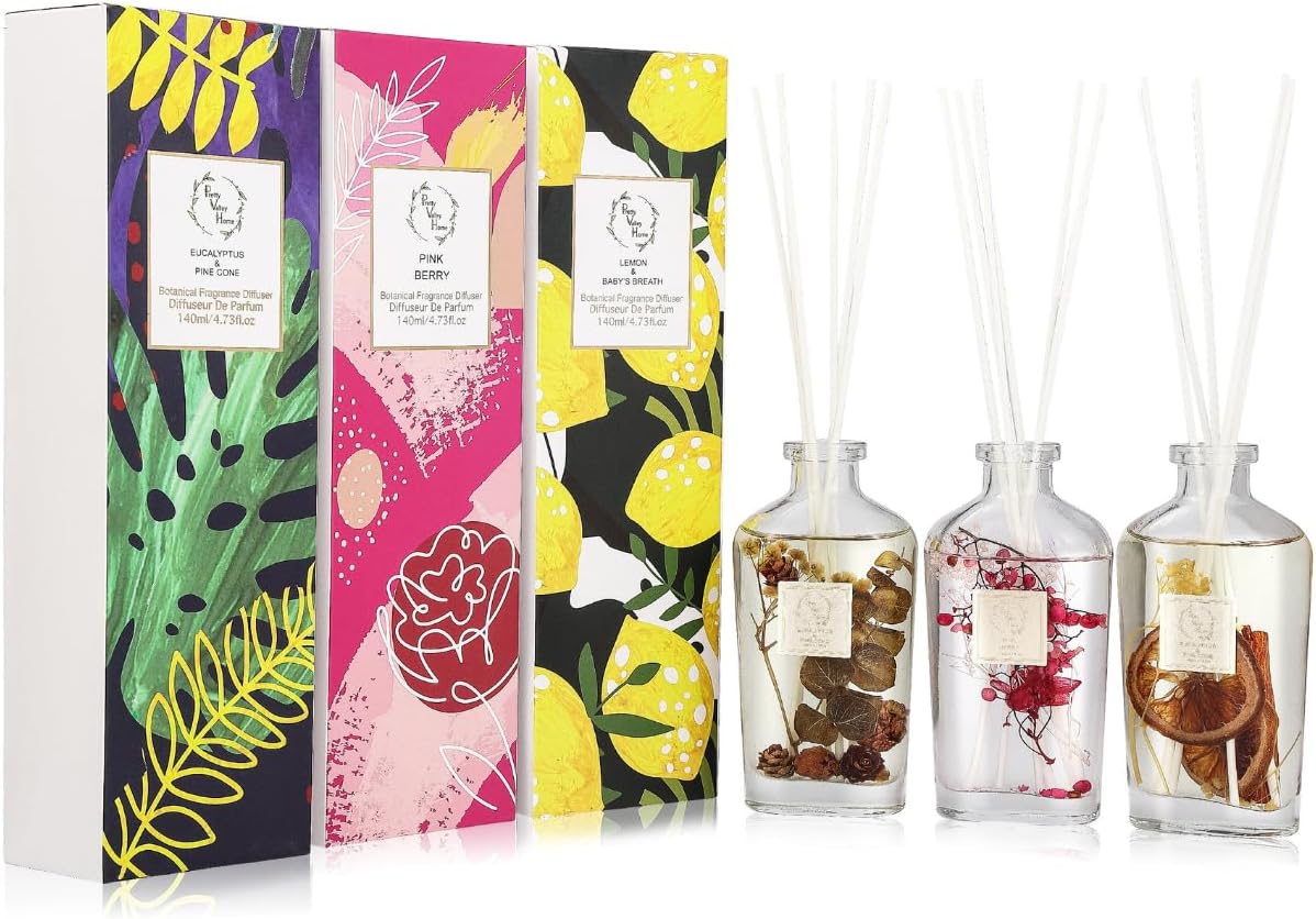 Pretty Valley Home Reed Diffuser Set 140Ml Lemon Gift Box